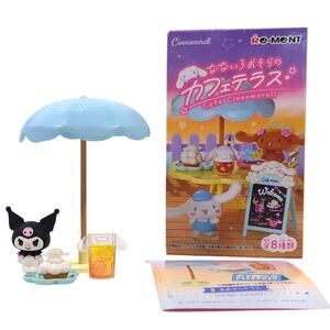 Sanrio Cinnamoroll Kuromi Mini Figure Lot Cafe Umbrella Blind Box Hello Kitty